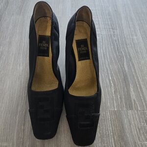 Fendi black heels